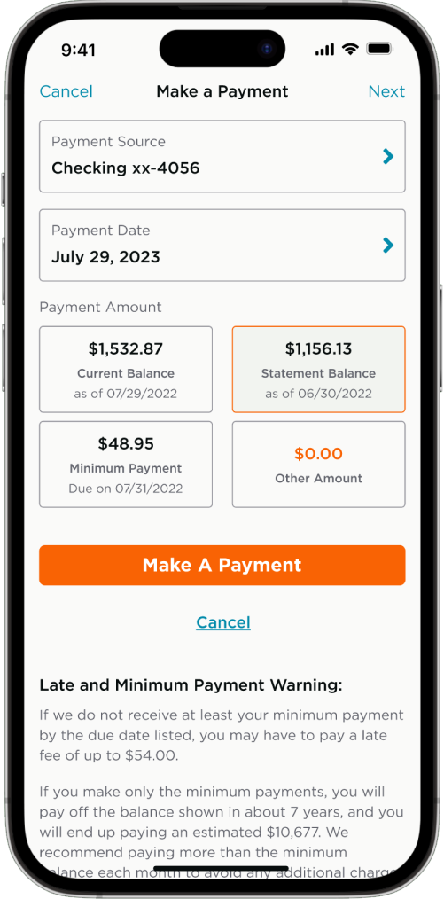 Today Card Mobile App screenshot 2