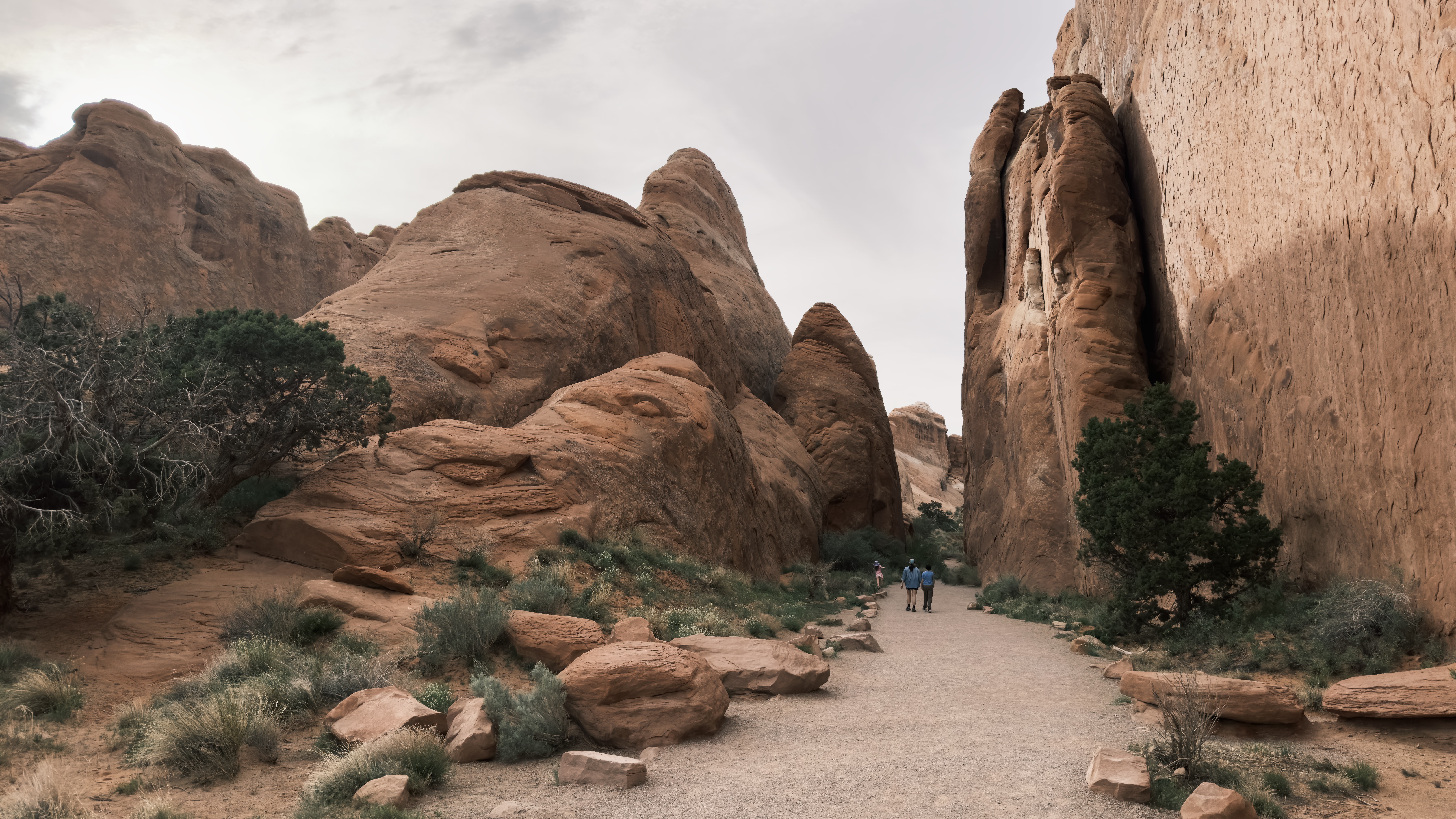 Family at Arches National Park, Utah.