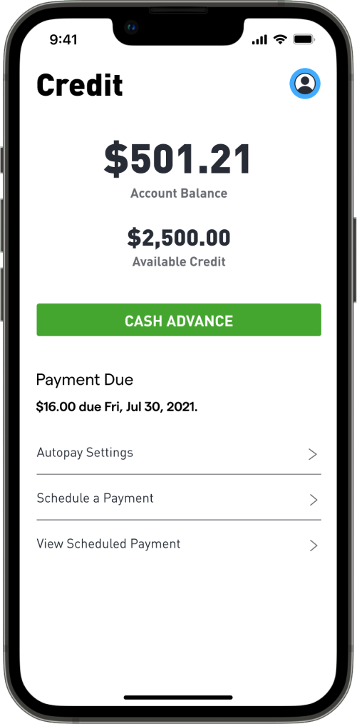 Blueprint Mobile Banking App screenshot 2