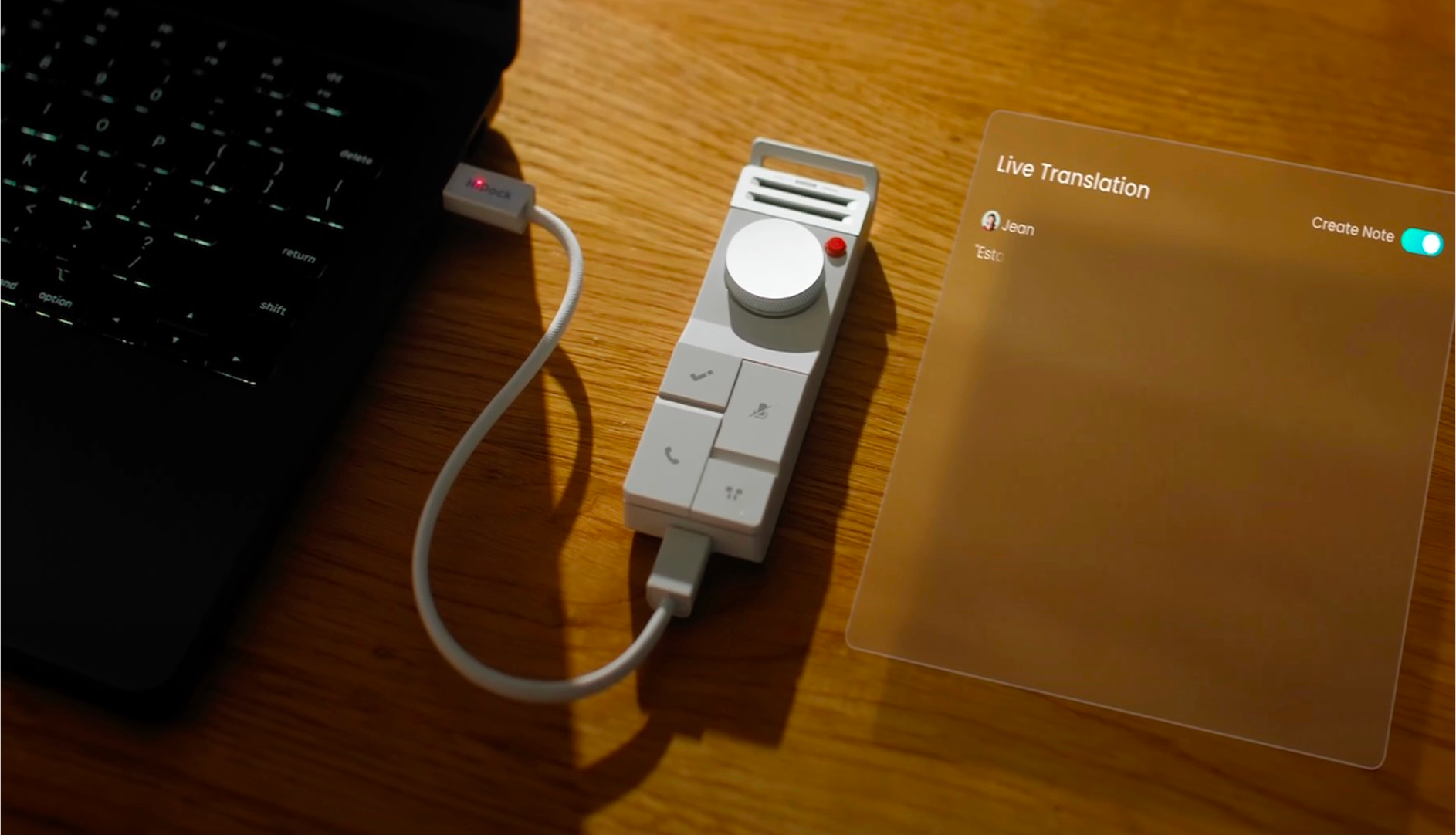 HiDock P1 recording audio marketing image